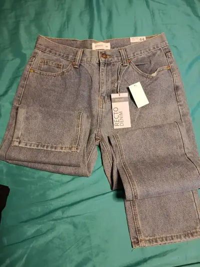Jeans rectos de mezclilla Redwood talla 44 - miniatura 1