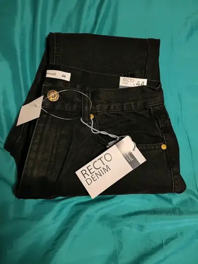 Jeans rectos de mezclilla Redwood talla 44 - miniatura 2