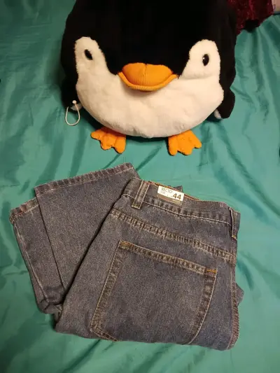 Jeans rectos de mezclilla Redwood talla 44 - miniatura 4
