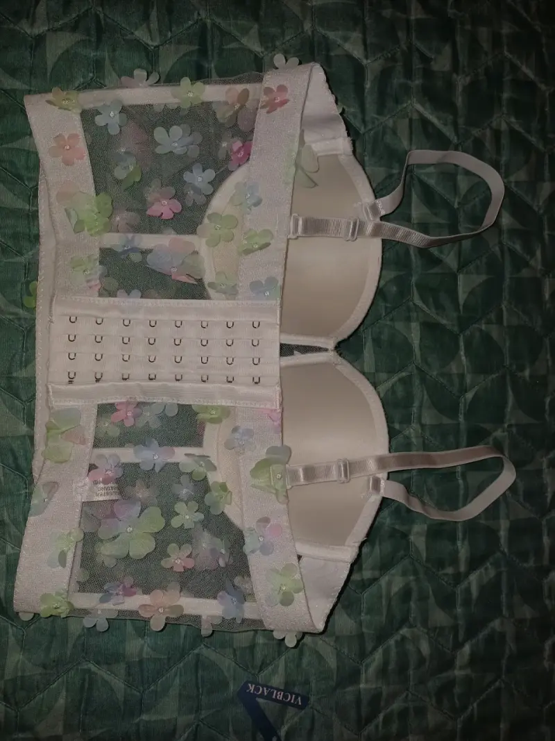 Bralette floral semitransparente Viclack talla 38/85 - 2