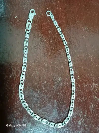 Pulsera de plata estilo cadena elegante - miniatura 2