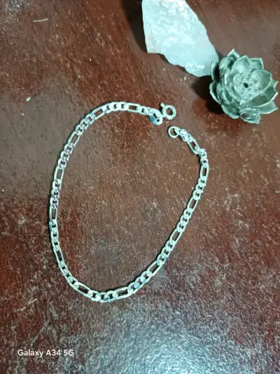 Pulsera de plata estilo cadena elegante - miniatura 4
