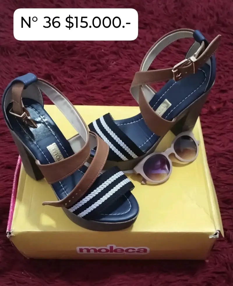 Zapatos de Tacón Alto Negros Talla 37 - 3