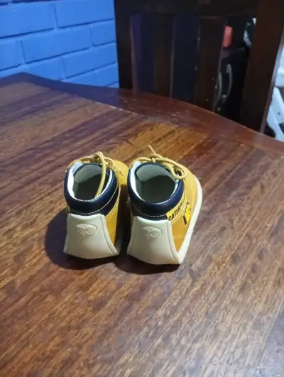 Botines de niño Caterpillar amarillos - miniatura 4