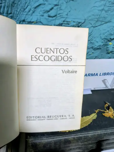 Libro Cuentos Escogidos de Voltaire Edición Antigua - miniatura 2