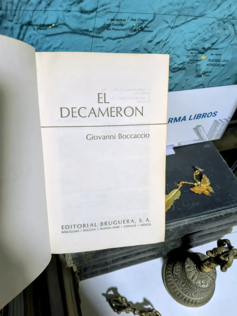 Libro El Decamerón de Giovanni Boccaccio en tapa dura - 2