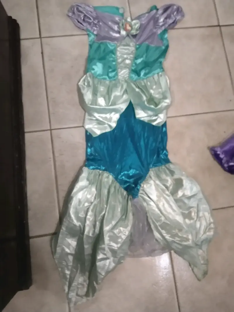 Disfraz de princesa morado para niña - 2