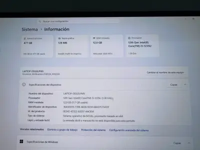 Laptop ASUS Vivobook X1505ZA Intel i5 12va Gen - miniatura 4