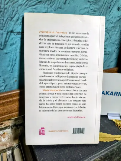 Libro Principio de Incerteza de María Mazzocchi - miniatura 2