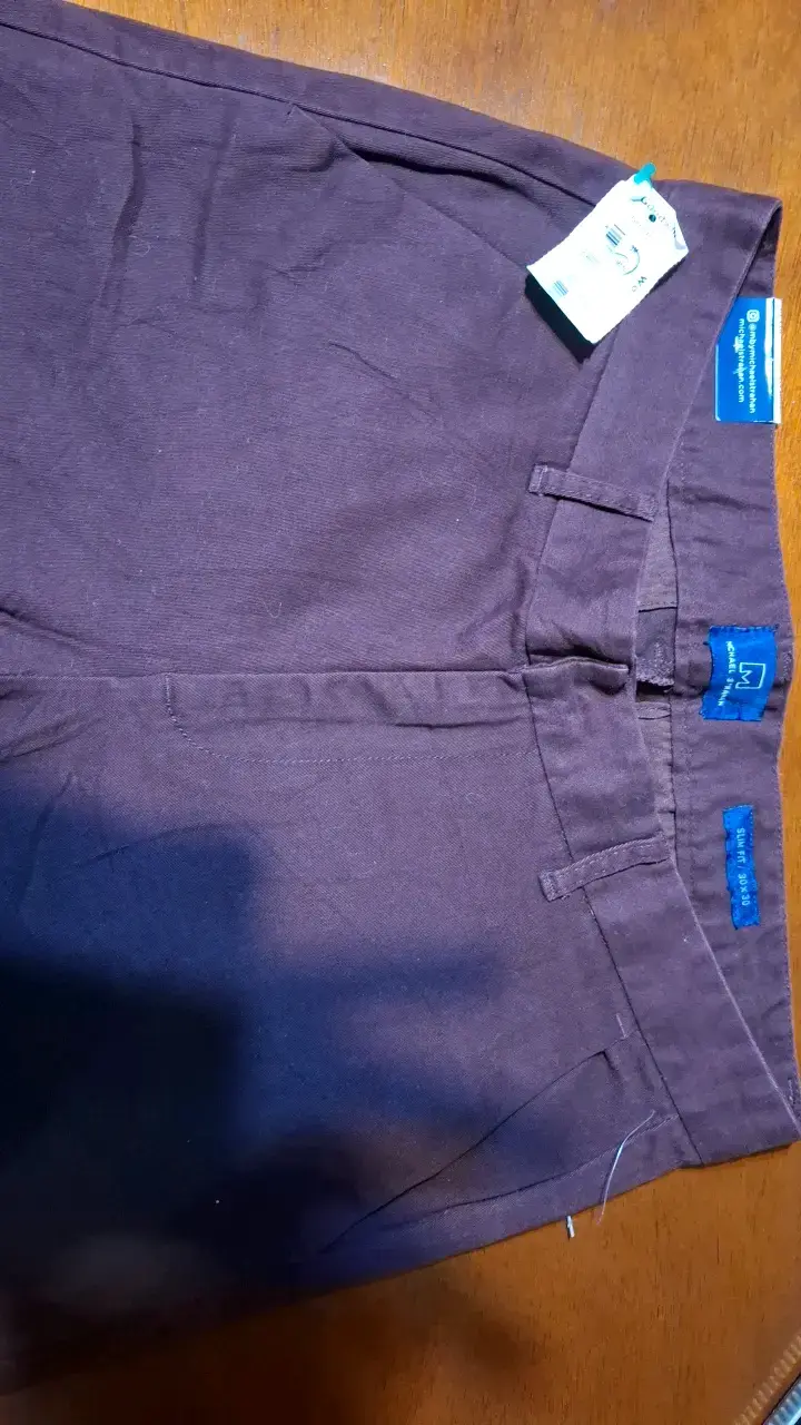 Pantalones marrones de mujer talla M - 2