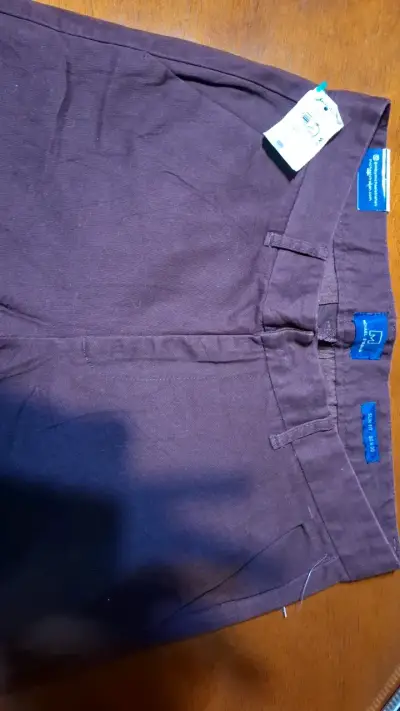 Pantalones marrones de mujer talla M - miniatura 2
