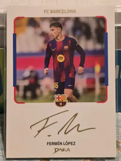 Tarjeta de colección FC Barcelona Fermín López - miniatura 1