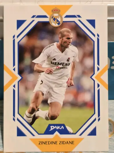 Tarjeta coleccionable Zinedine Zidane Real Madrid - miniatura 1