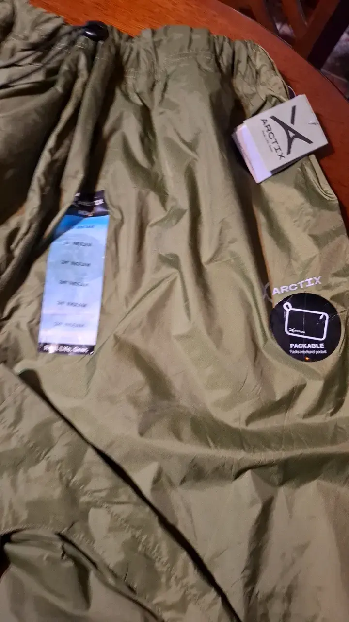 Pantalones cortos impermeables Arctix verde oliva - 3