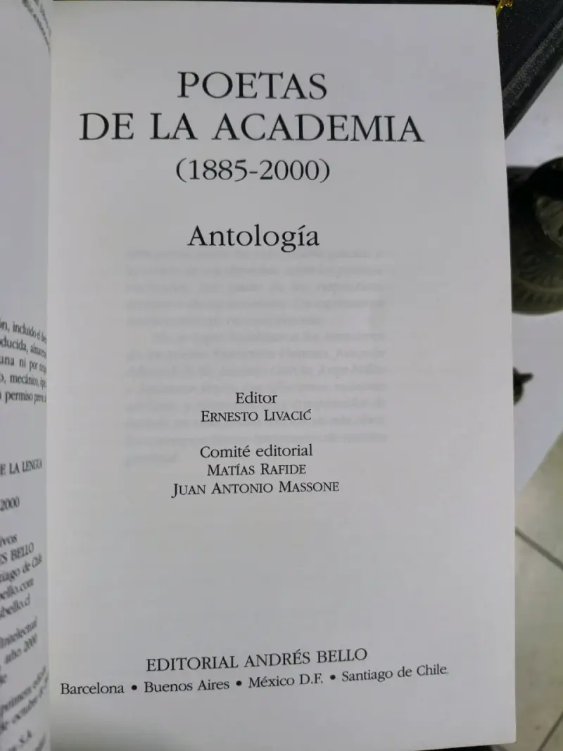 Antología Poetas de la Academia 1885-2000 - 3