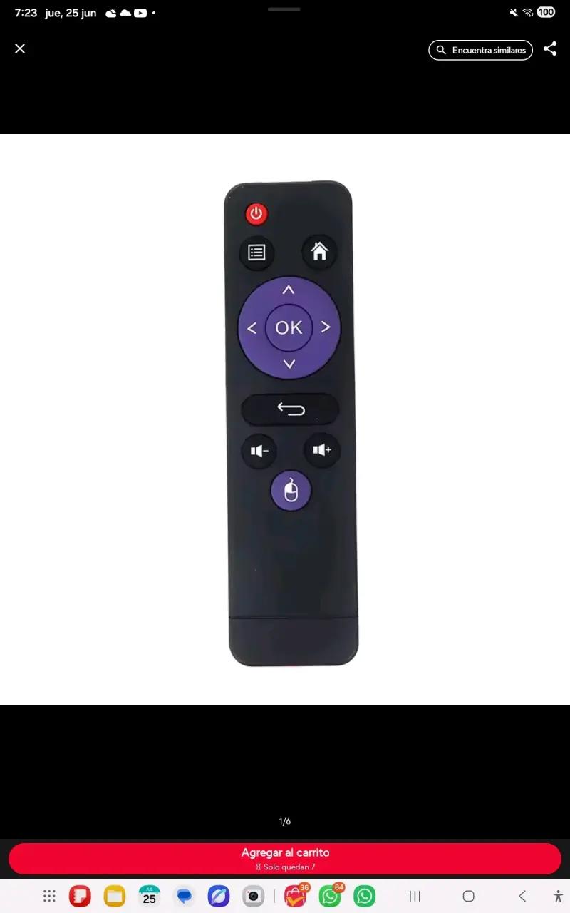 Control remoto universal para TV Box H96 Max - 2