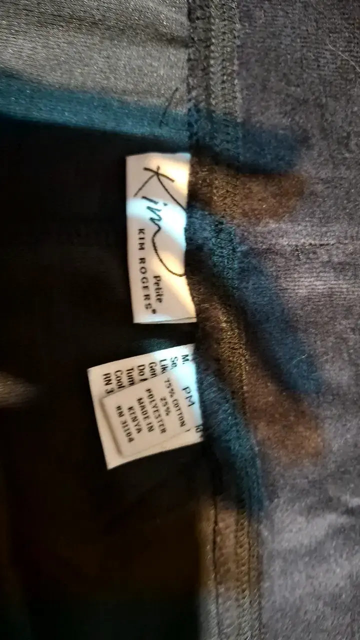 Pantalones de terciopelo negro Kim Rogers - 3