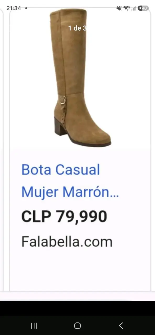 Botas casuales de mujer marrón Bruno Rossi - 3