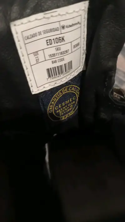Botas de seguridad Delbrock color beige - miniatura 3