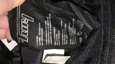 Pantalones de moto negros Furygan con protección - miniatura 3