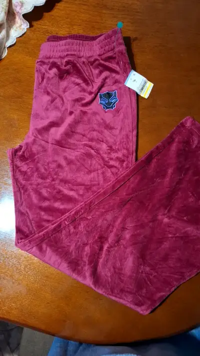 Pantalones de terciopelo burdeos - miniatura 1
