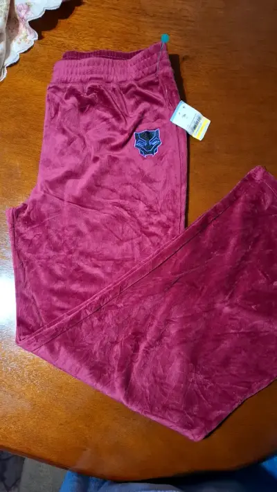 Pantalones de terciopelo burdeos - miniatura 2