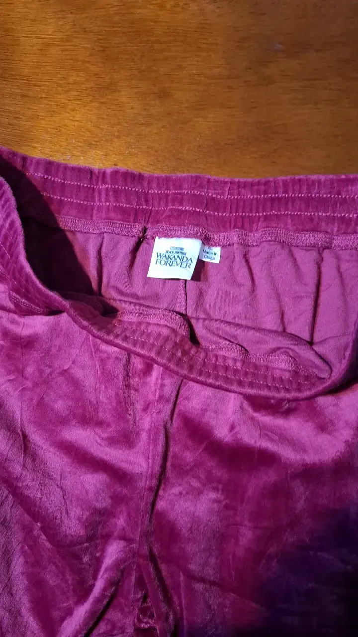 Pantalones de terciopelo burdeos - 4