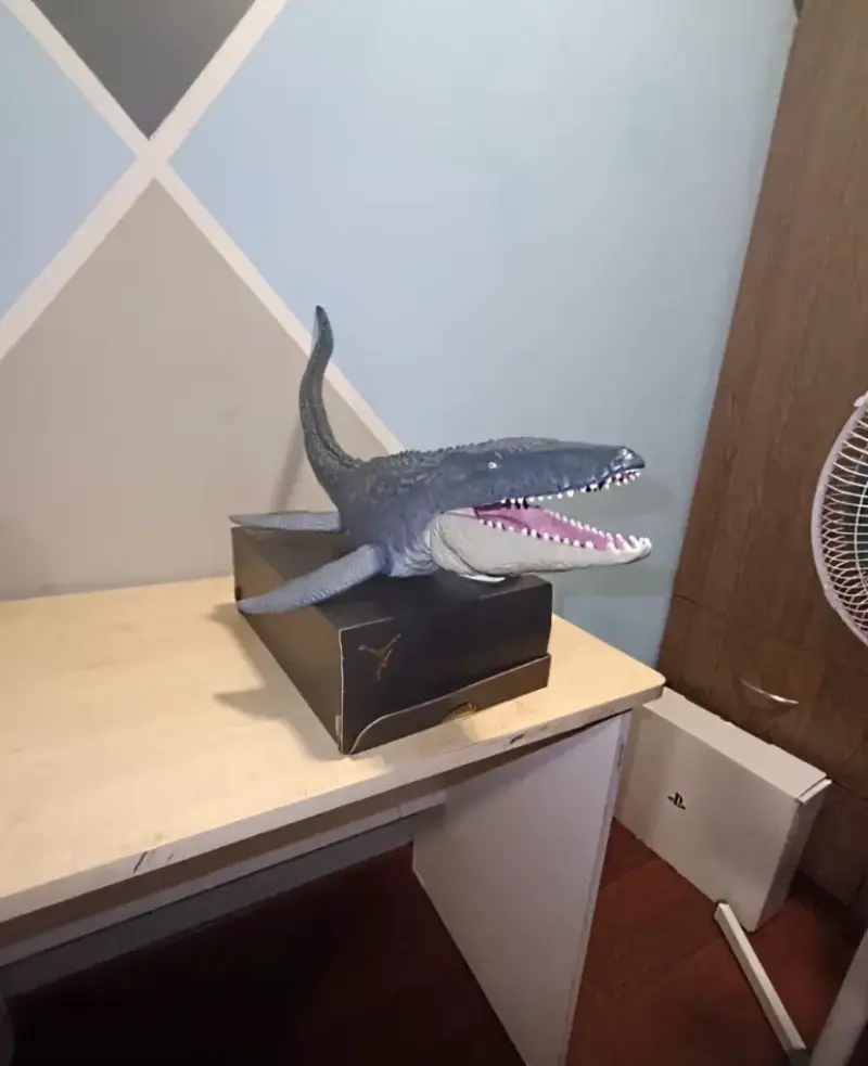 Figura de dinosaurio Mosasaurus de juguete