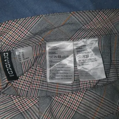Falda a cuadros plisada H&M Divided - miniatura 2