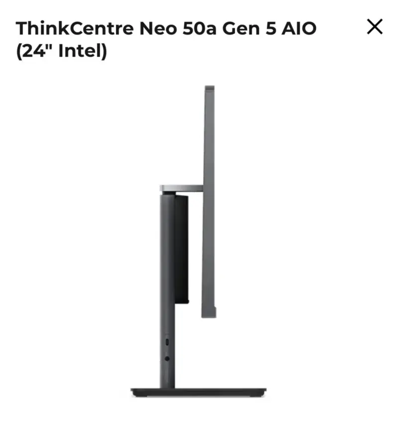 Computador Lenovo ThinkCentre Neo 50a Gen 5 AIO 2 - 2
