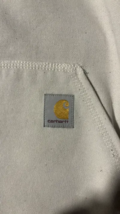 Polerón Carhartt blanco con capucha - miniatura 2