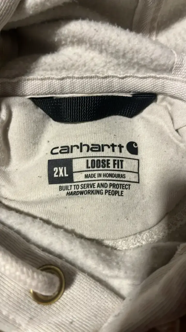 Polerón Carhartt blanco con capucha - 3