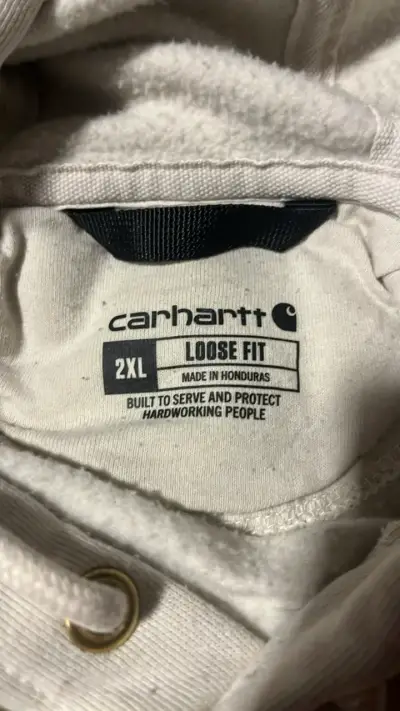 Polerón Carhartt blanco con capucha - miniatura 3