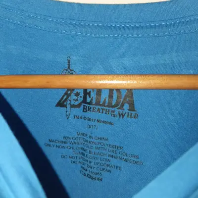 Polera azul Zelda Breath of the Wild - miniatura 2