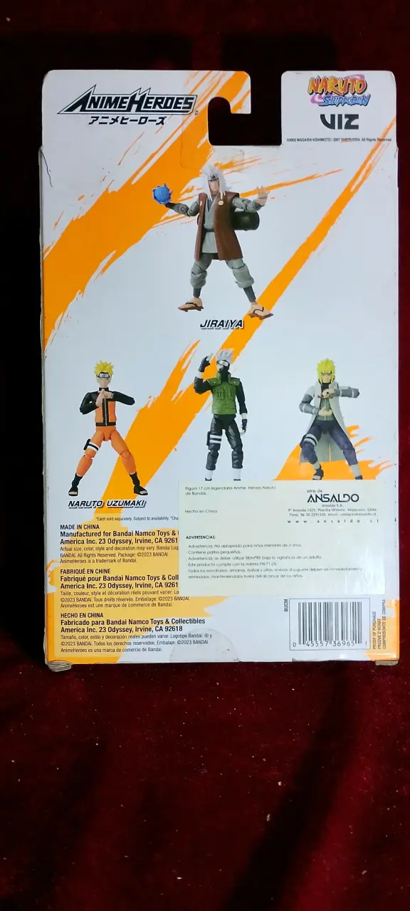 Figura de acción Jiraiya de Naruto Shippuden - 2