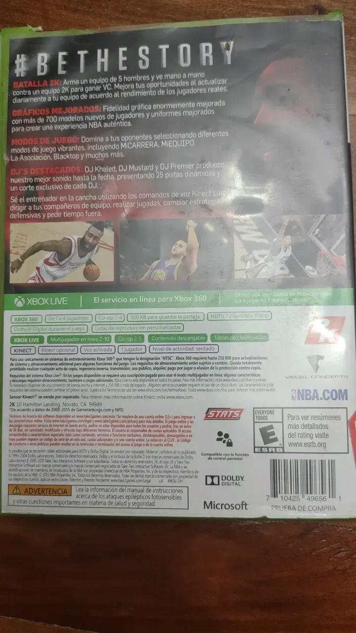 Juego NBA 2K16 para Xbox 360 - 2