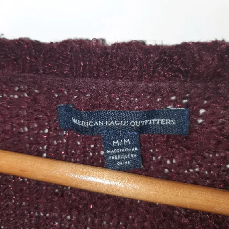 Suéter Burdeo American Eagle - 2