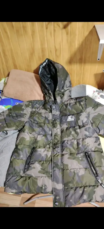 Chaqueta camuflada con capucha Starter - miniatura 1