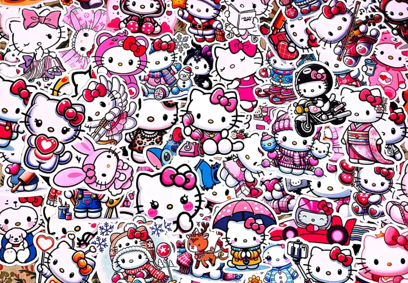 🎀Vendo 250 Stickers de Hello Kitty 🎀 en $10.000 - 3