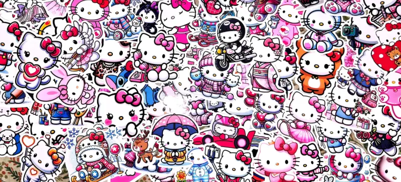 🎀Vendo 250 Stickers de Hello Kitty 🎀 en $10.000 - 4