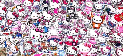 🎀Vendo 250 Stickers de Hello Kitty 🎀 en $10.000 - miniatura 4