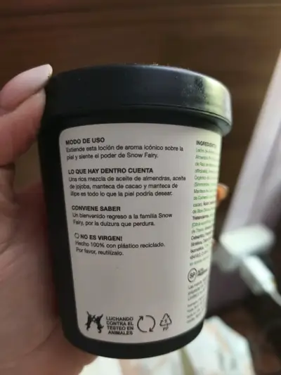 Hidratante Corporal Lush Snow Fairy 240g - miniatura 3