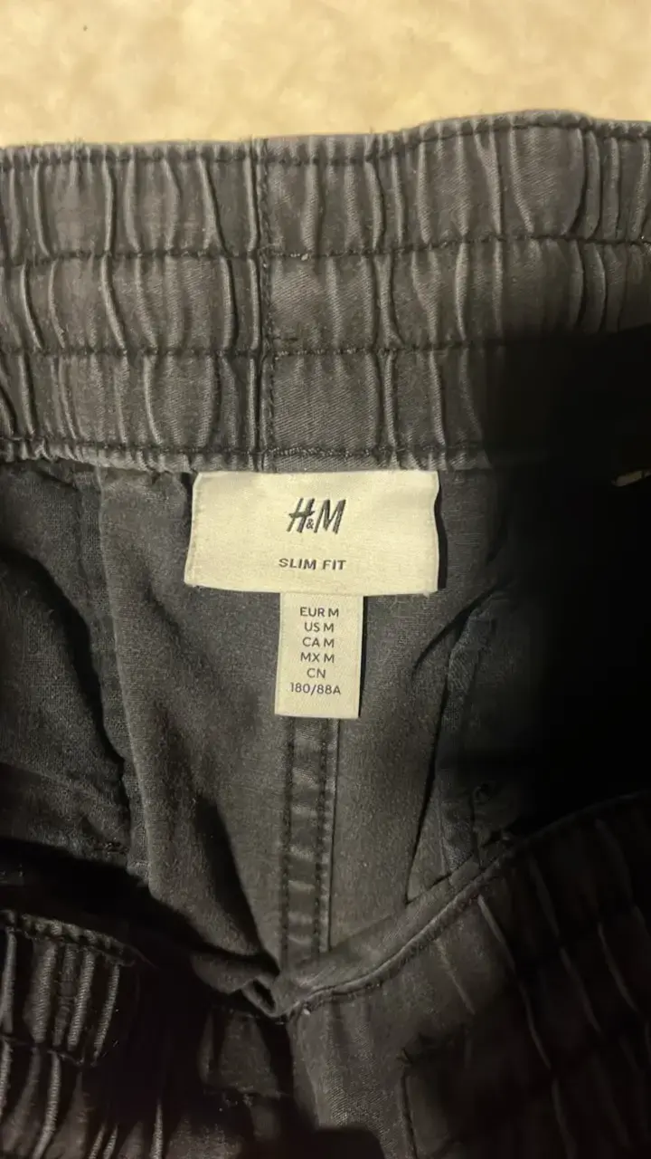 Pantalones cargo negros para hombre - 4
