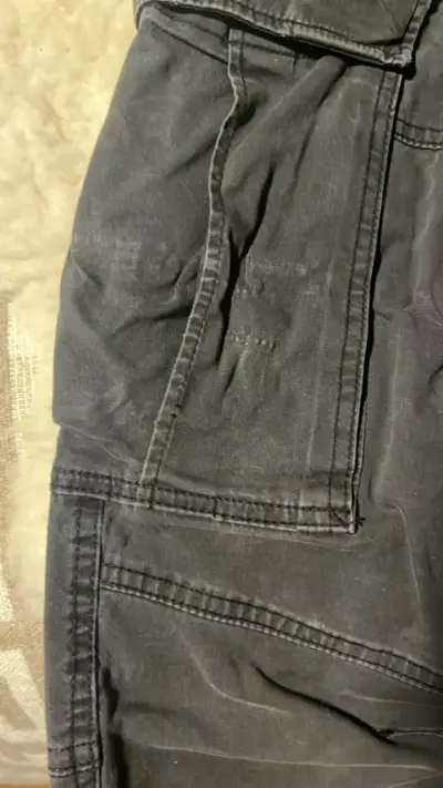 Pantalones cargo negros para hombre - miniatura 5