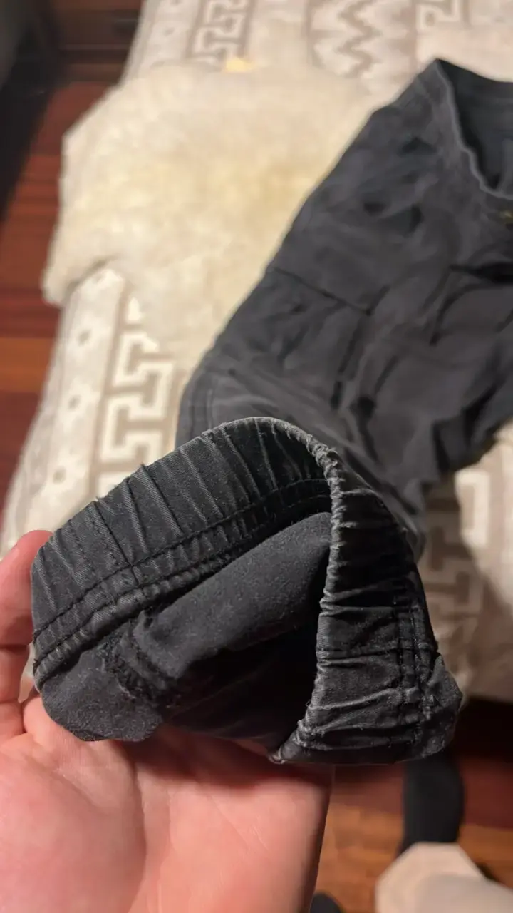 Pantalones cargo negros para hombre - 6