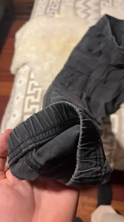 Pantalones cargo negros para hombre - miniatura 6