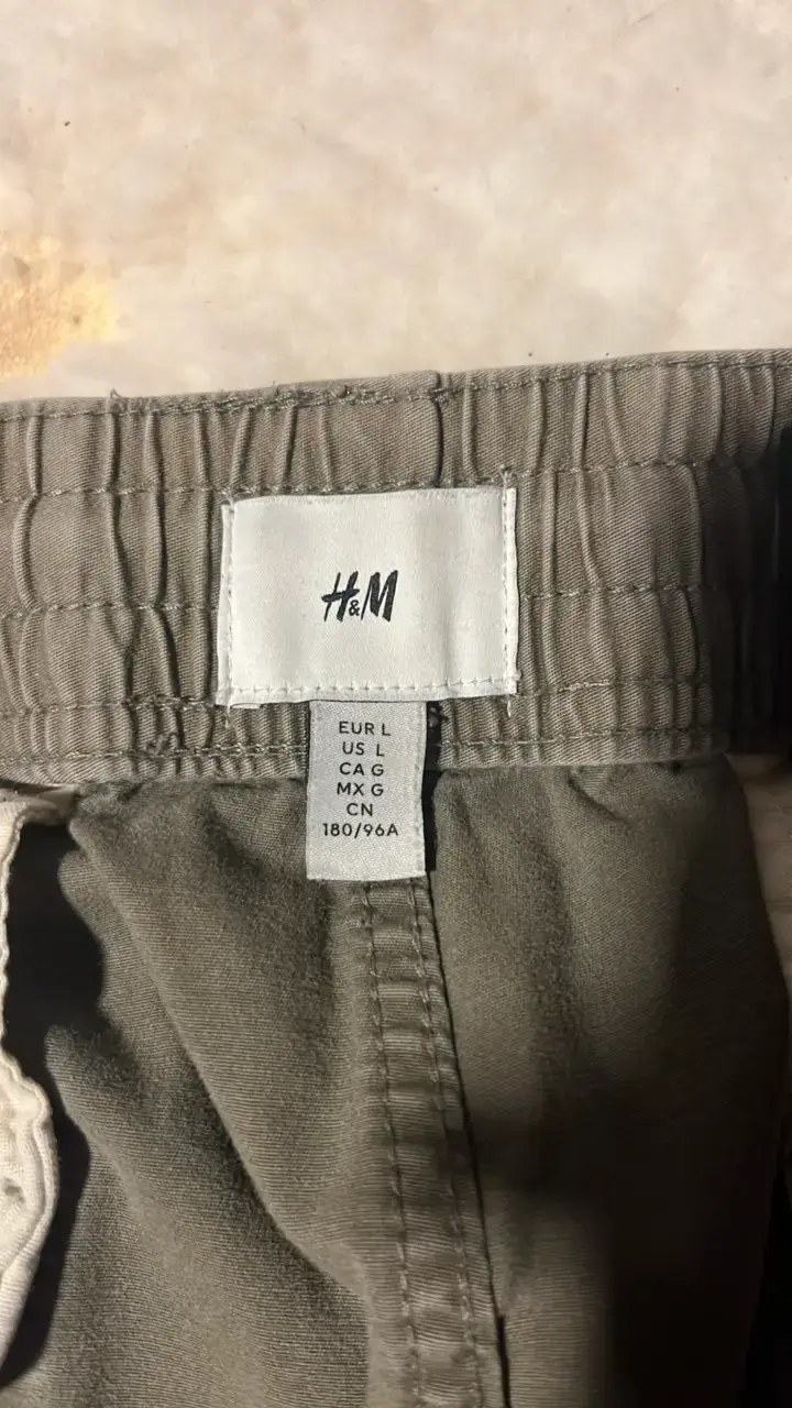 Pantalones cargo verde oliva para hombre - 5