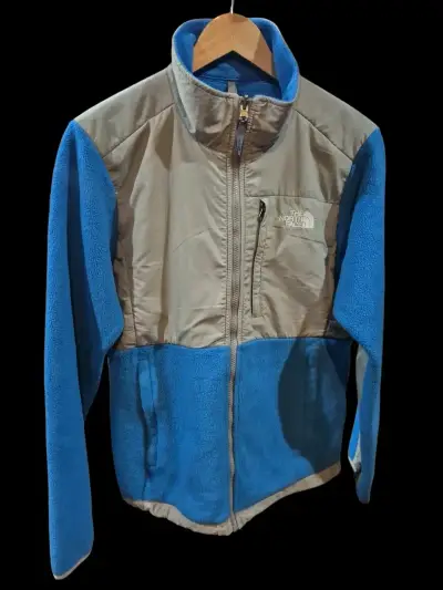 Chaqueta polar The North Face azul y gris - miniatura 1