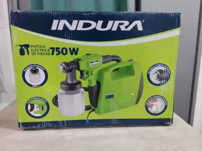 Pistola eléctrica de pintar Indura 750W - miniatura 1
