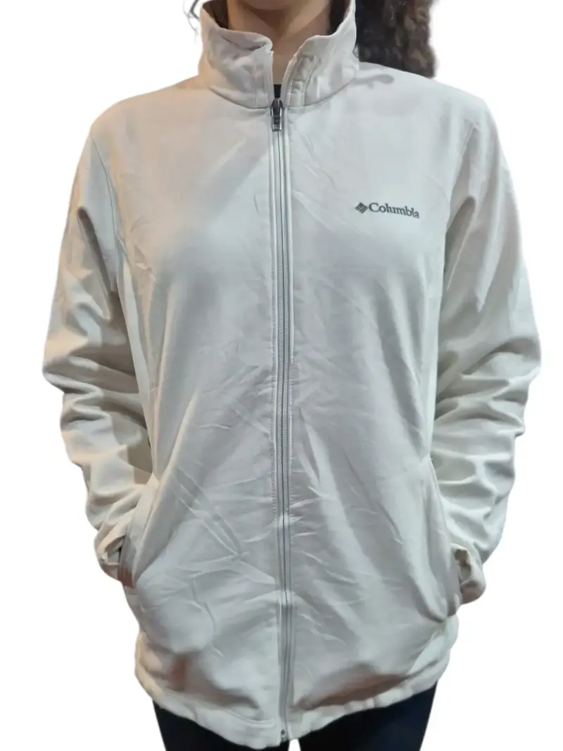 Chaqueta Columbia Mujer Blanca Impermeable - 2